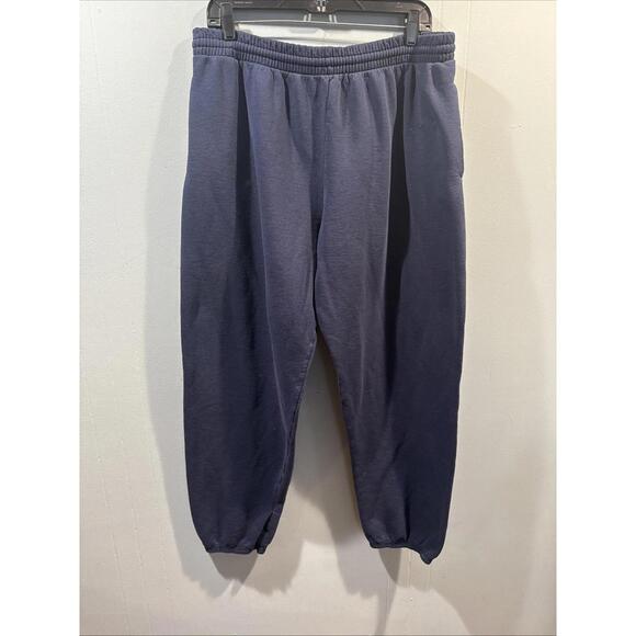 Mens Fruit Of The Loom Sweatpants Size XL Blue - Picture 1 of 7